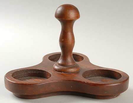 Yorktowne Condiment Set/Wood Base Only