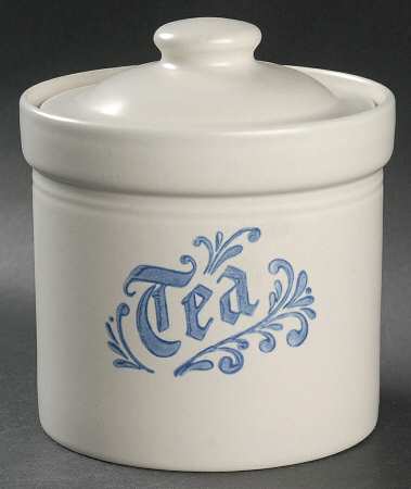 Yorktowne Tea Canister & Lid by Pfaltzgraff