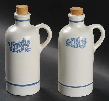 Yorktowne Vinegar and Oil with Cork Stoppers
