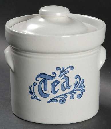 Yorktowne Tea Canister & Lid