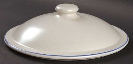 Yorktowne Casserole-China W/Lid &Metal Stand-Lid