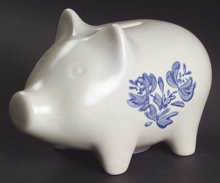 Yorktowne Piggy Bank by Pfaltzgraff