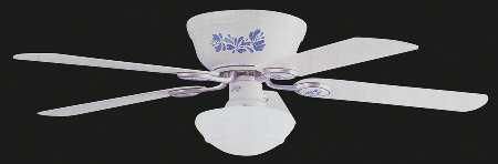 Yorktowne Ceiling Fan & Light with Pull