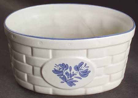 Yorktowne 8" Oval Basket by Pfaltzgraff