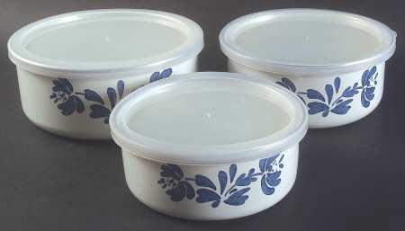 Yorktowne 3 Pc Metal Bowl W/Plastclid (5 3/4",6 5/8",7 1/4")