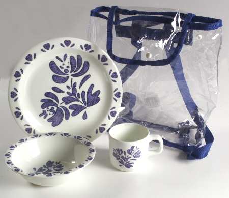 Yorktowne Child's Melamine Set with Backpack