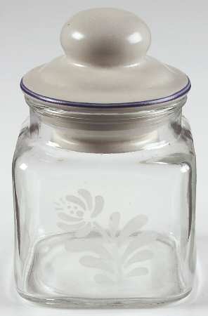 Yorktowne Small Glassware Canister by Pfaltzgraff