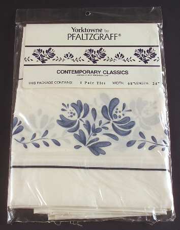 Yorktowne Tier Curtain Pair 68" X 24"