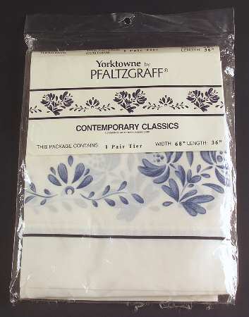 Yorktowne Tier Curtain Pair 68" X 36"