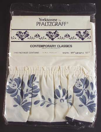 Yorktowne Curtain Valance Pair 60" X 11"