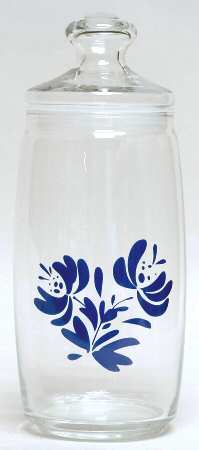 Yorktowne Glassware Candy Jar & Lid