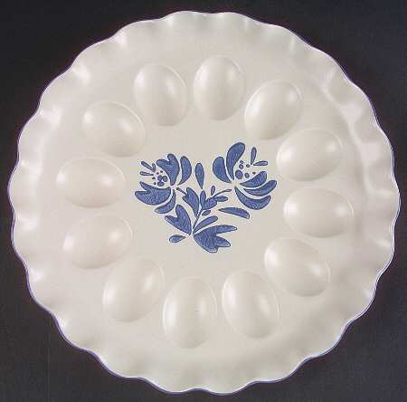 Yorktowne Fluted Deviled Egg Plate