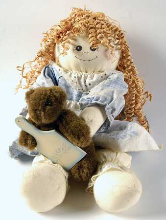 Yorktowne Raffia Doll