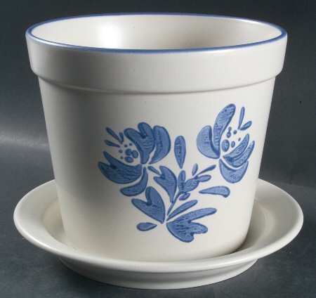 Yorktowne 6" Flower Pot & Underplate
