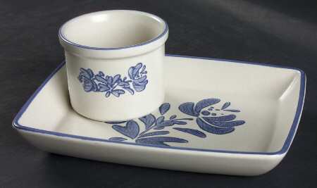 Yorktowne Individual Dipper Set (Bowl and Tray)