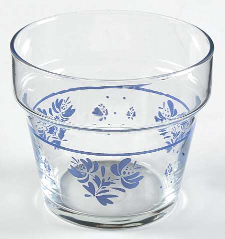 Yorktowne Glassware Flower Pot/Votive