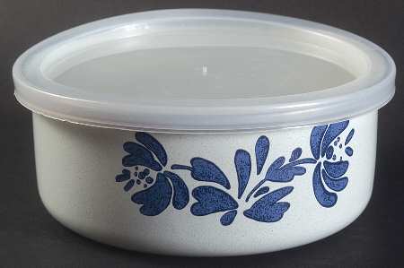 Yorktowne Bowl-Metal 5 3/4 W/Plastic Lid