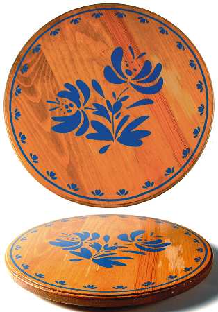 Yorktowne Wood Lazy Susan Turntable