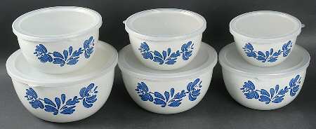 Yorktowne Mixing Bowl Set-Mtl/6bwls&Lid