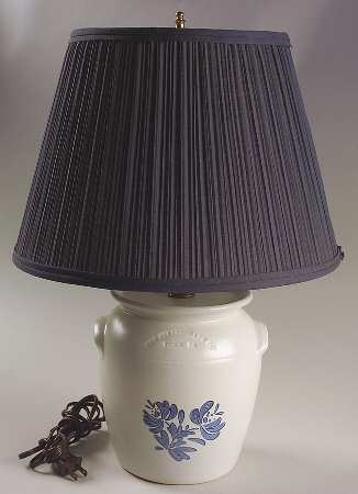 Yorktowne 17" Electric Lamp & Shade