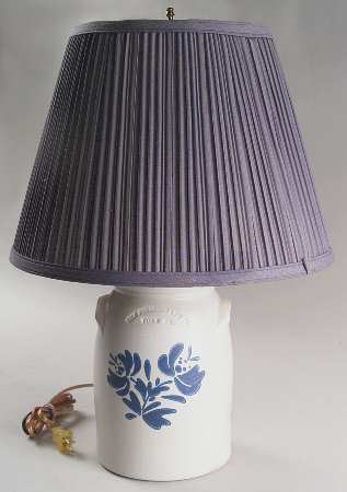 Yorktowne Large Crock Lamp & Shade
