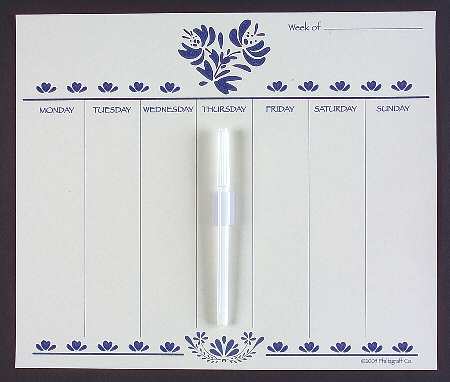Yorktowne Weekly Planner Magnet