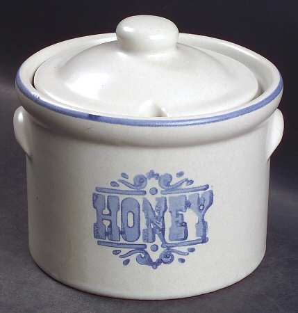 Yorktowne Honey Pot & Lid by Pfaltzgraff