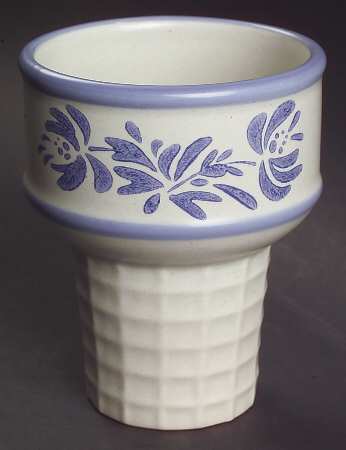 Yorktowne Ice Cream Cone Shaped Dish