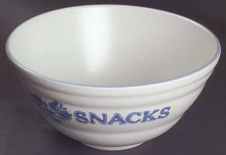 Yorktowne Snack Serving Bowl