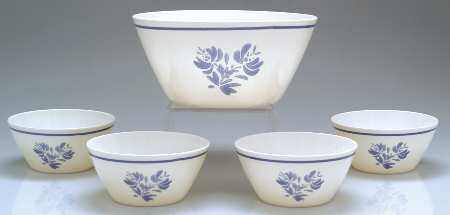 Yorktowne Melamine 5pc Salad Set (4sabi6m + Sab10m)