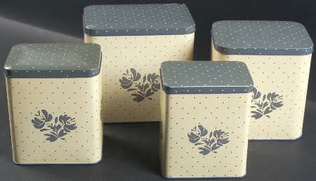 Yorktowne Nested Storage Tin - Set of 4
