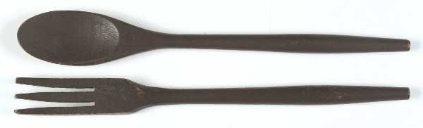 Yorktowne Wood Solid 2-Piece Salad Set