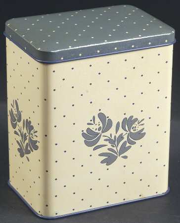 Yorktowne 5 1/2" Nested Storage Tin with Hinged Lid