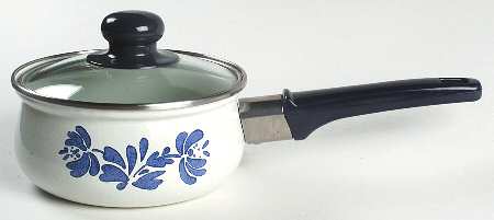 Yorktowne 1 Quart Metal Cvrd Saucepan with Glass Lid