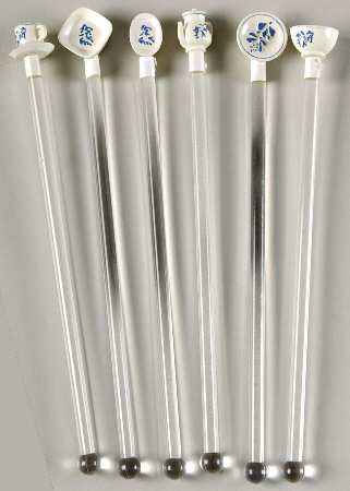 Yorktowne (Set of 6) Motif Plastic Swizzle Stick