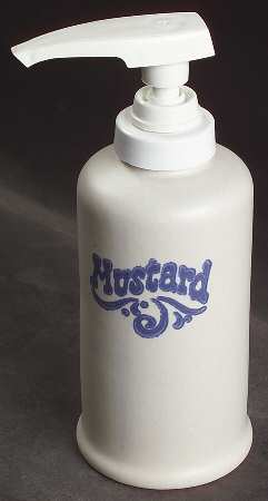 Yorktowne Mustard Dispenser by Pfaltzgraff