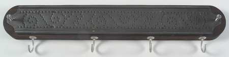 Yorktowne Wall Hanging Mug Rack Hold 4 Mugs