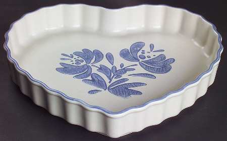 Yorktowne Heart Shape Quiche Dish