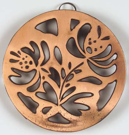 Yorktowne Round Copper Trivet