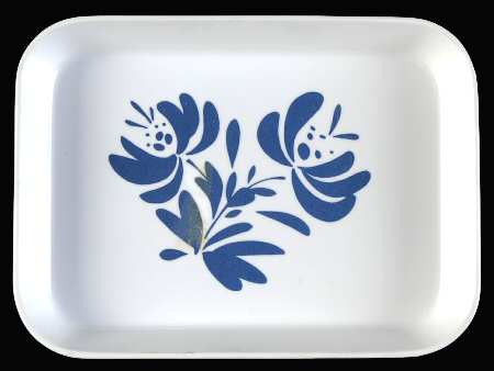 Yorktowne 6" Rectangular Melamine Tray by Pfaltzgraff