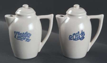 Yorktowne Vinegar and Oil Cruet Set with Spout