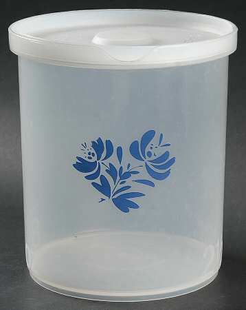 Yorktowne 7" Plastic Storage Jar & Lid
