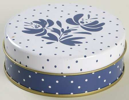 Yorktowne Round Metal Cork Back Coaster Box