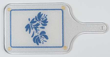Yorktowne Acrylic 1 Handle Rectangular Cutting Board