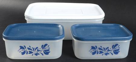 Yorktowne (6 Pc) Rectangular Microwave/Plastic Container Set
