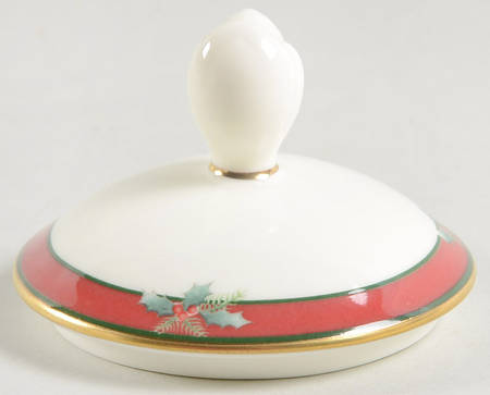 Yuletide (Bone) Lid for Sugar Bowl