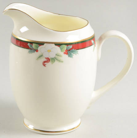Yuletide (Bone) Creamer
