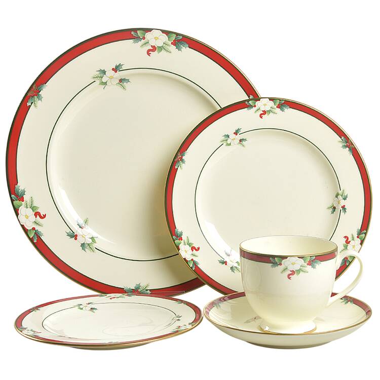 Yuletide (Bone) 40 Piece Estate Set