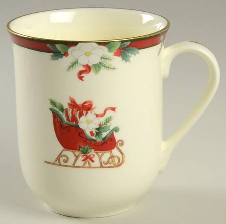 Yuletide (Bone) Accent Mug