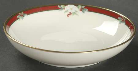 Yuletide (Bone) Fruit/Dessert (Sauce) Bowl